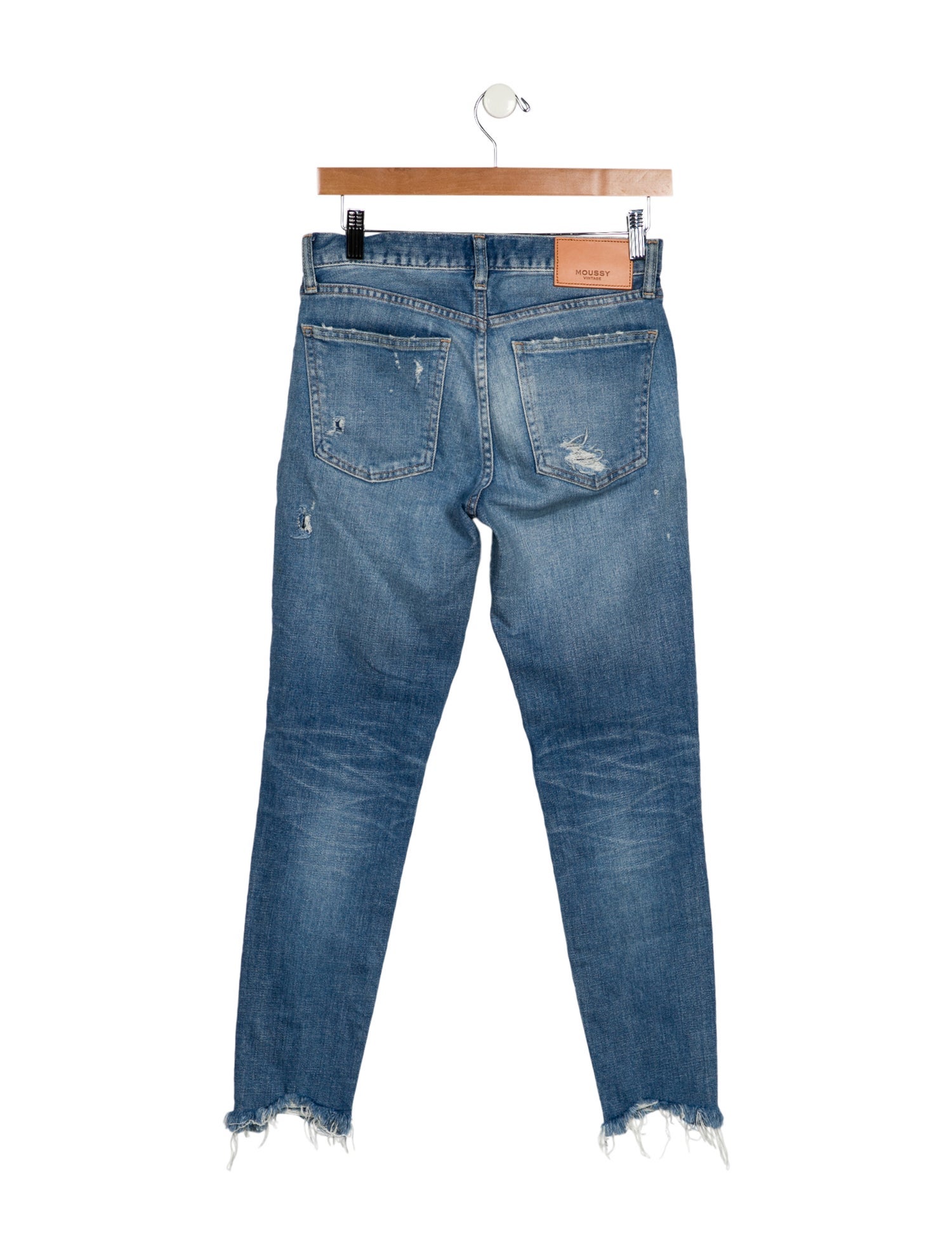 Moussy Mid-Rise Skinny Leg Jeans